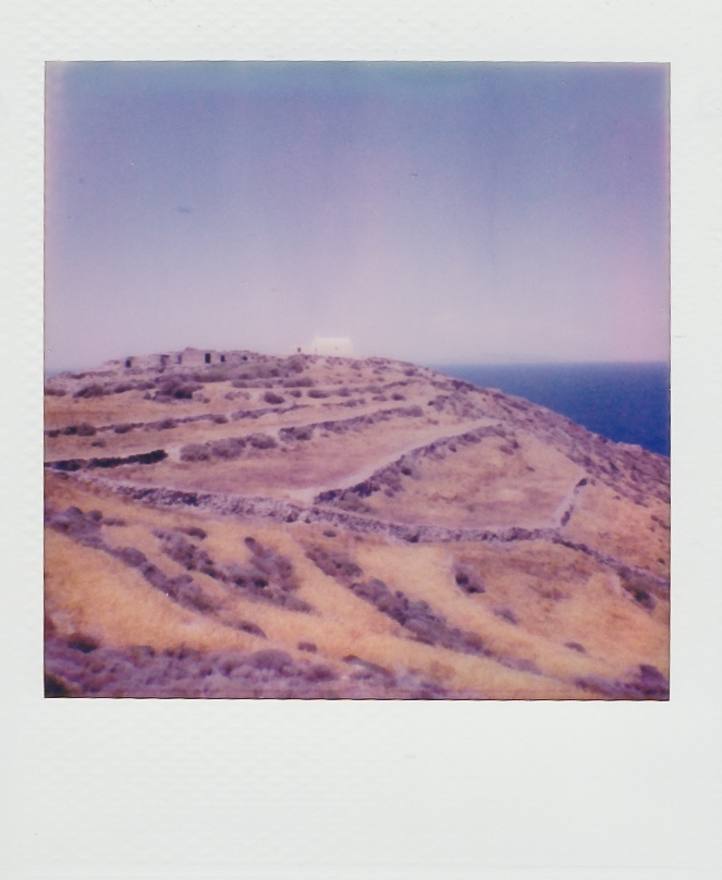 Polaroid Diaries Agios Georgios Beach Landscape 1 Folegandros