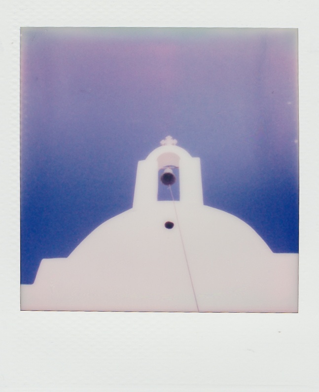 Polaroid Go Church at Agios Georgios Folegandros