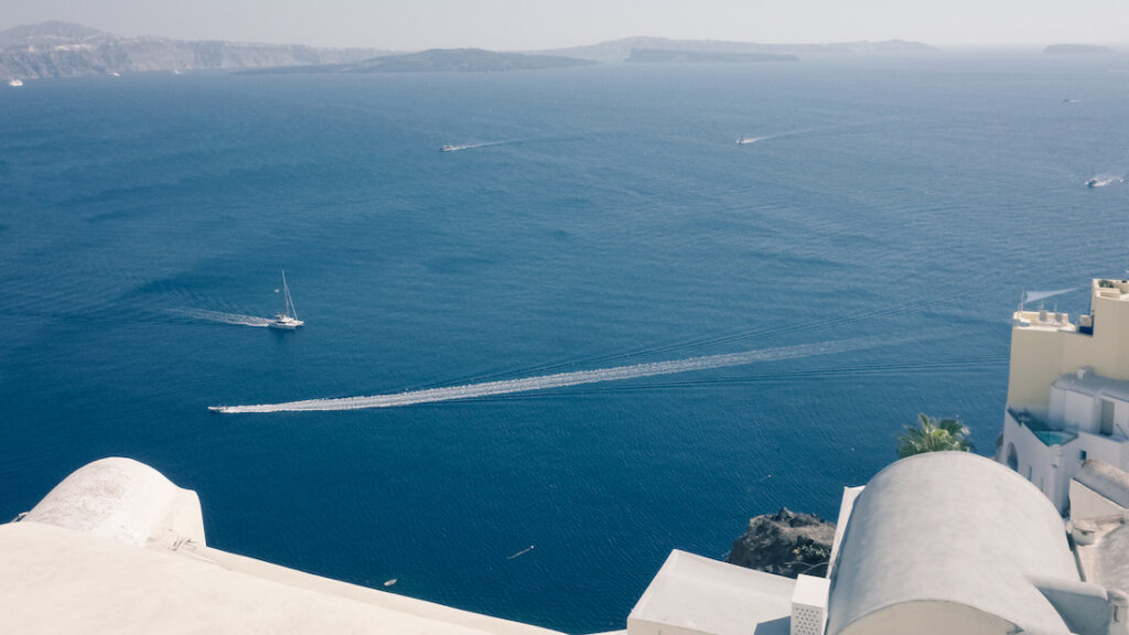 View from the Sea, Santorini day tours