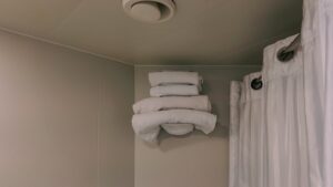 Blue Star Ferries Cabin review fresh towels