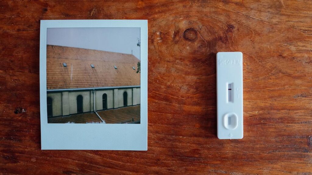 A Berlin Polaroid and a Covid self test