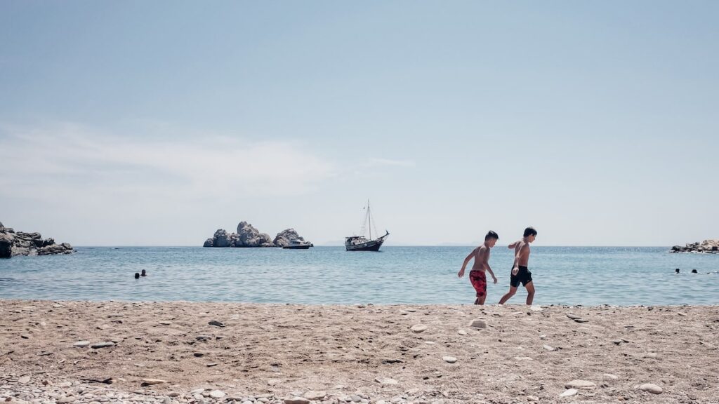 Things to do in Sikinos visit the Agios Georgios beach