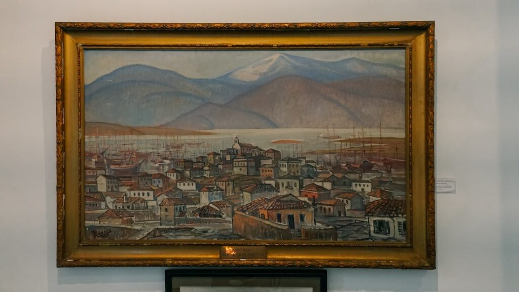 A painting in Galaxidi Naval Museum Greece