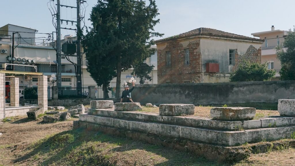 The area of Mithraeum in Eleusis