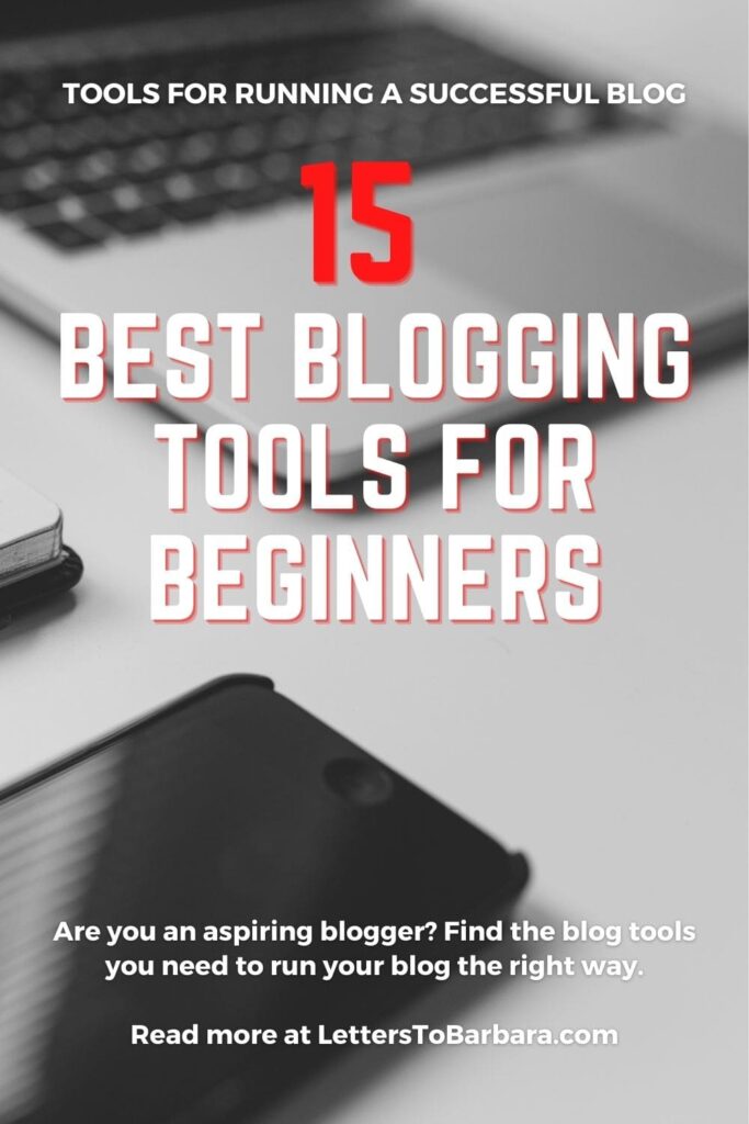 Best blogging tools for beginners Pin