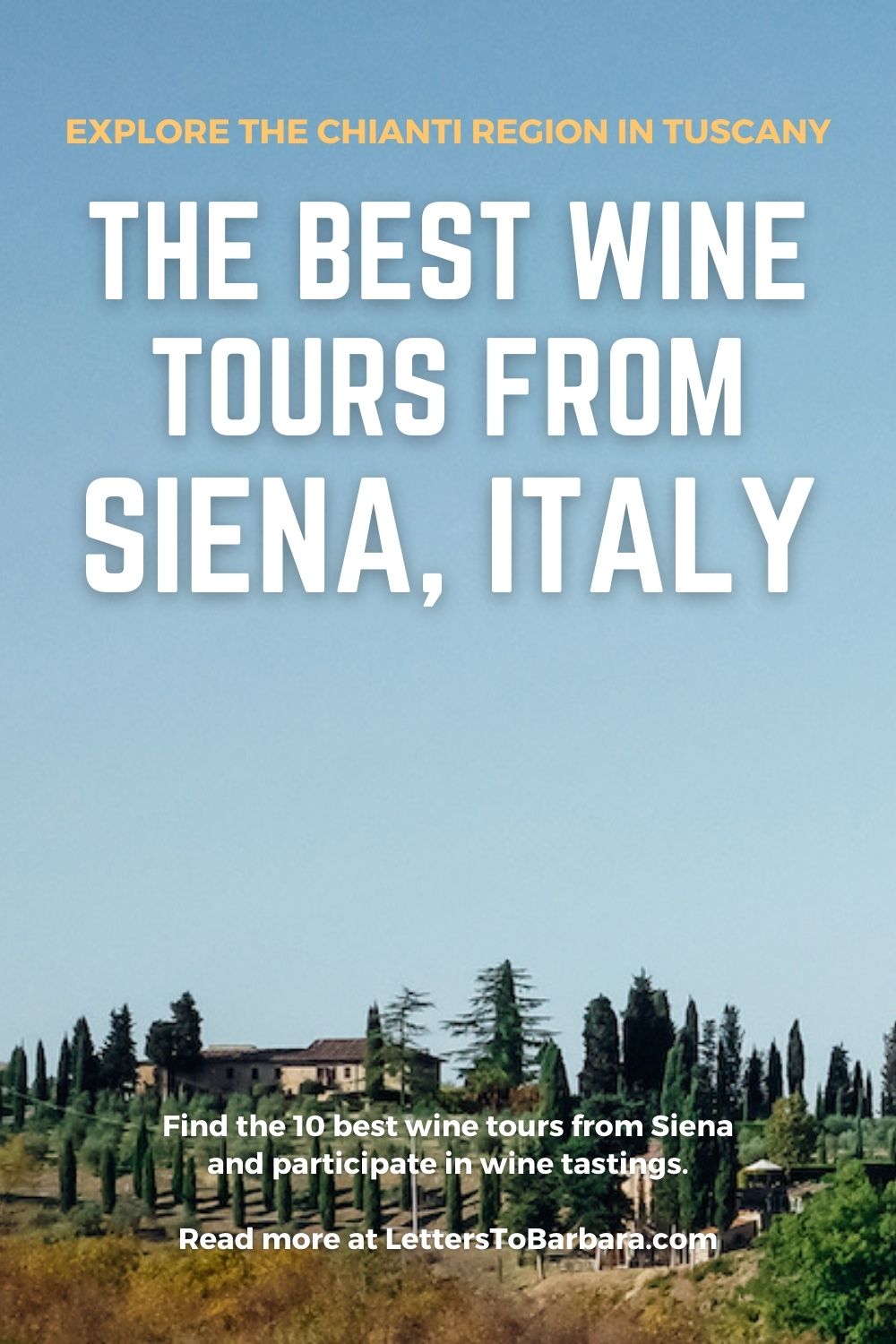 wine tours near siena italy