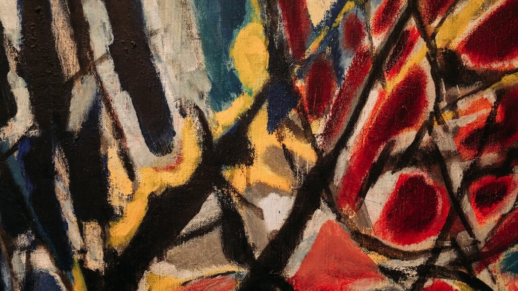 Jean Bazaine The blood and the water detail