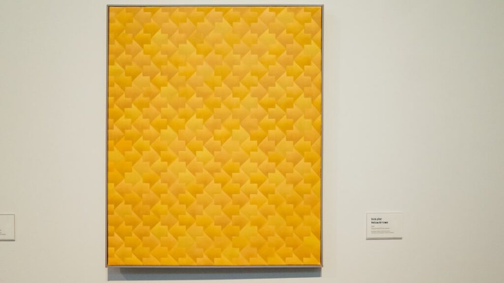 Yellow Arrows Barbro Östlihn painting