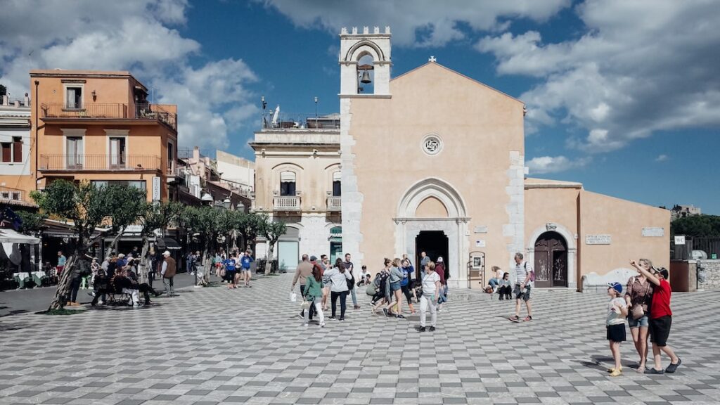 Beautiful Taormina in Sicily