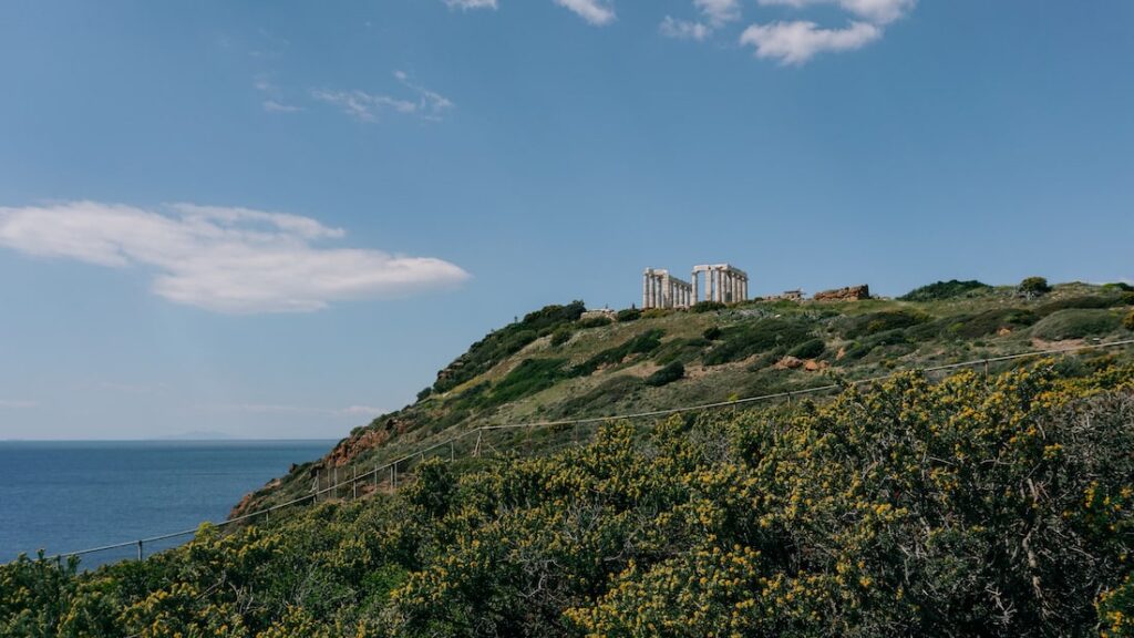 The temple of Poseidon at Cape Sounion