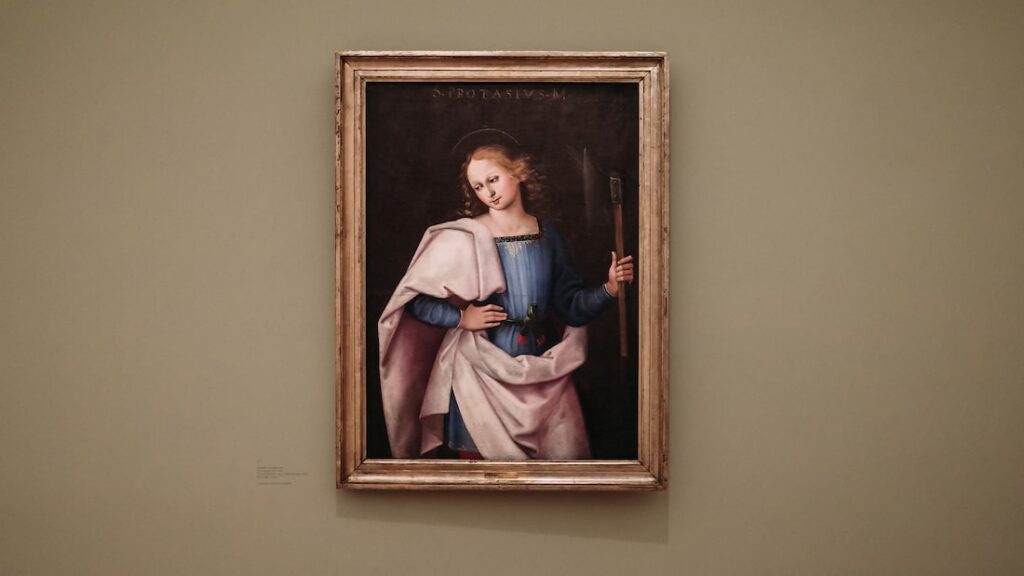 Copy of a painting - Unknown Artist, St Protasius ca. 1845 Die Kunst der Wiederholung
