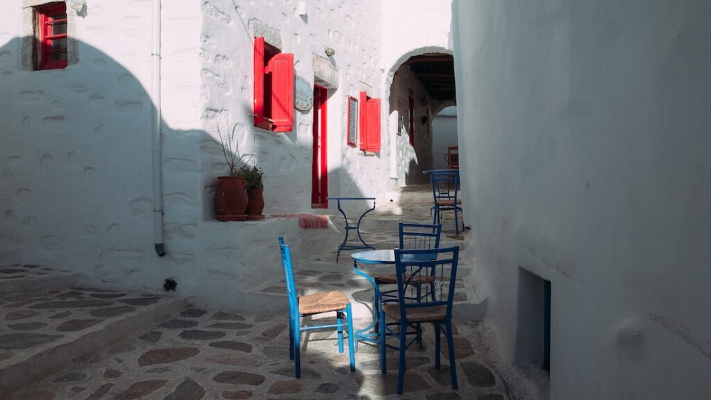 Kallisto pastry shop in Chora