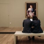 Museum visitors