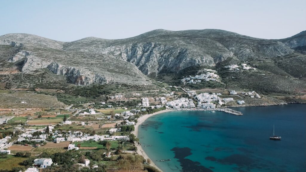 The view from Aegialis Hotel & Spa in Amorgos travel guide
