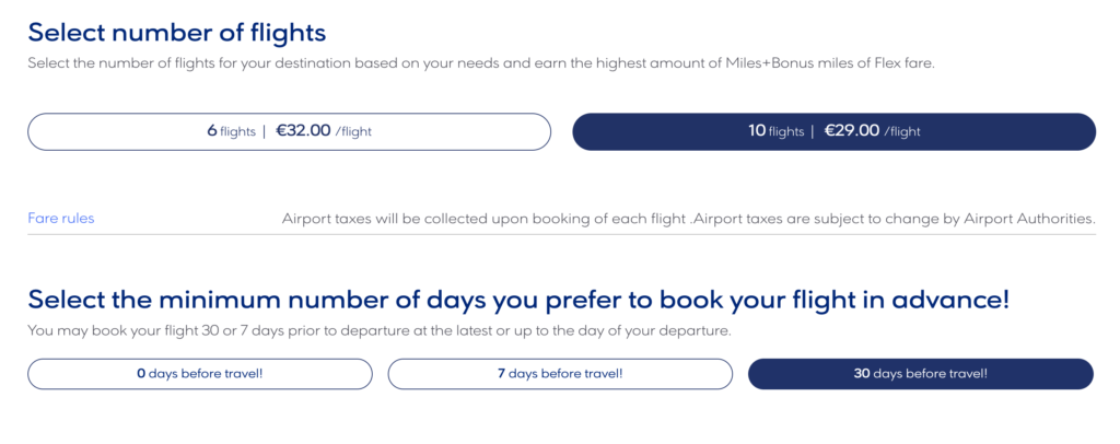 Aegean Pass prices