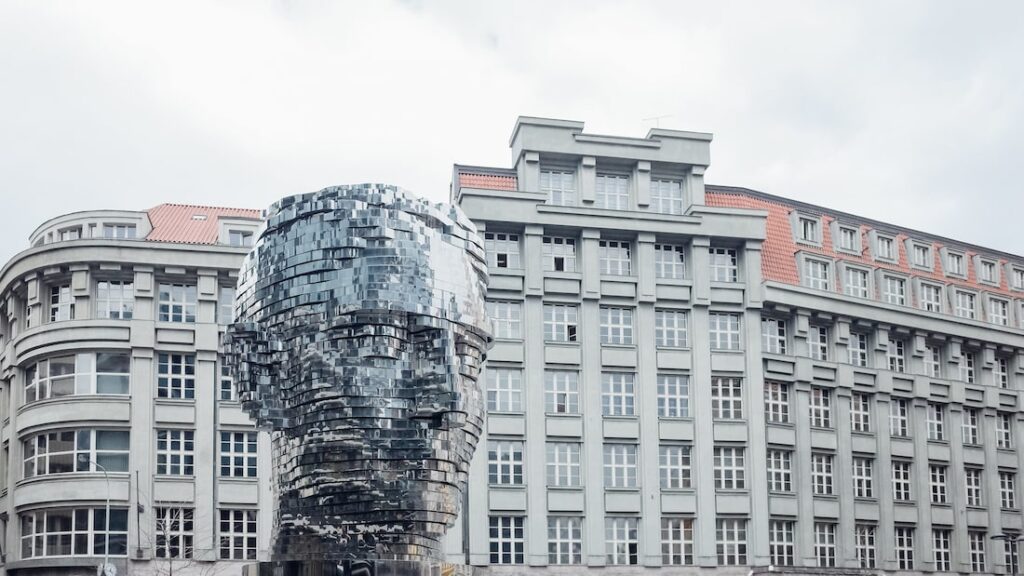 Franz Kafka statue things to see in Prague Czech Republic