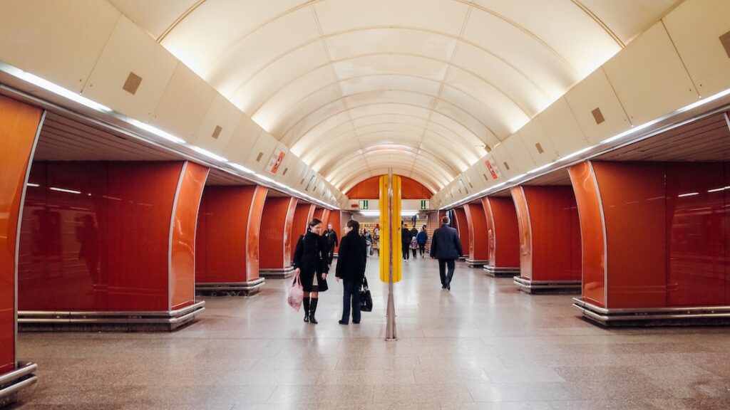 The Prague metro
