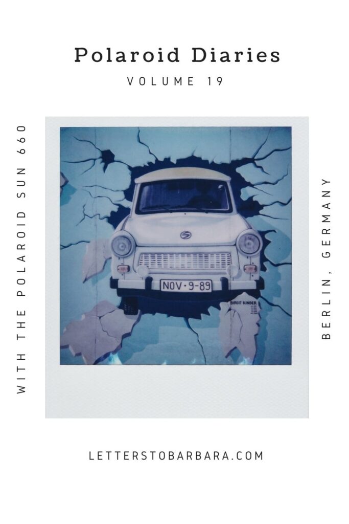 Polaroid Diaries East Side Gallery Berlin Pin-min