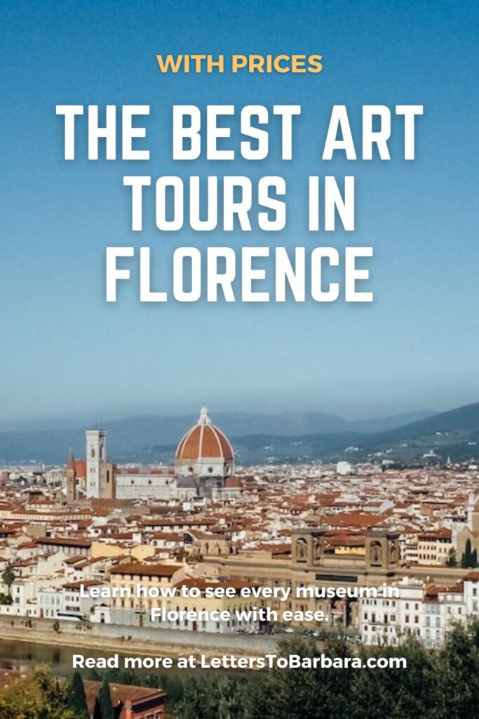 The best art tours in Florence Italy Pin
