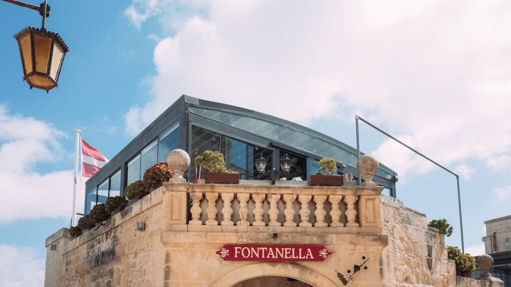 Fontanella Cafe in Mdina Malta