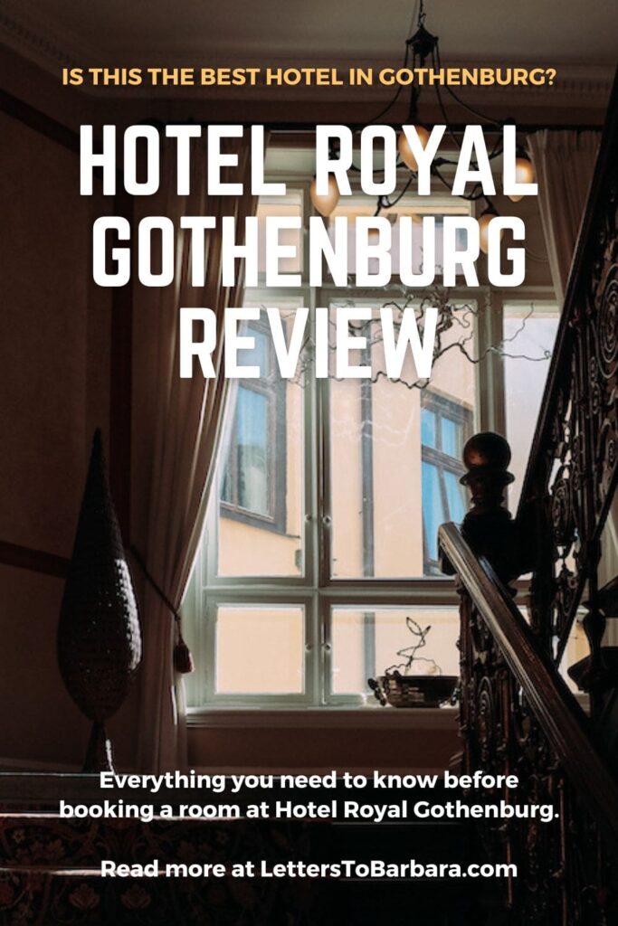 Hotel Royal Gothenburg review Pin