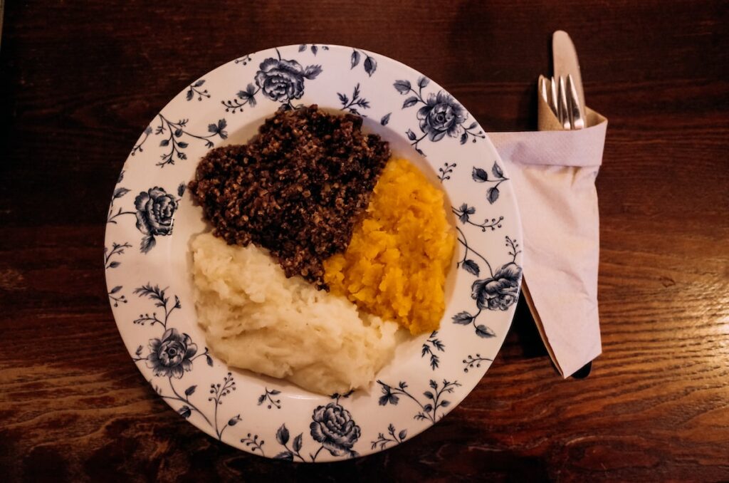 Haggis neeps and tatties