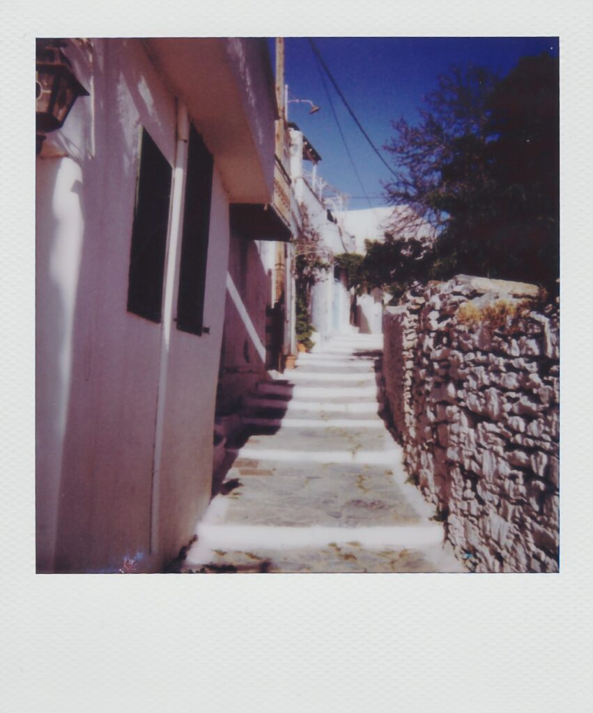 Polaroid Chora Amorgos island with the Polaroid Impulse AF