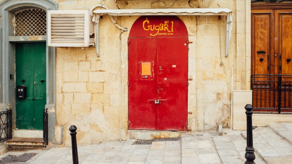 Potential location of John Bull Bar in Malta for Pynchon V
