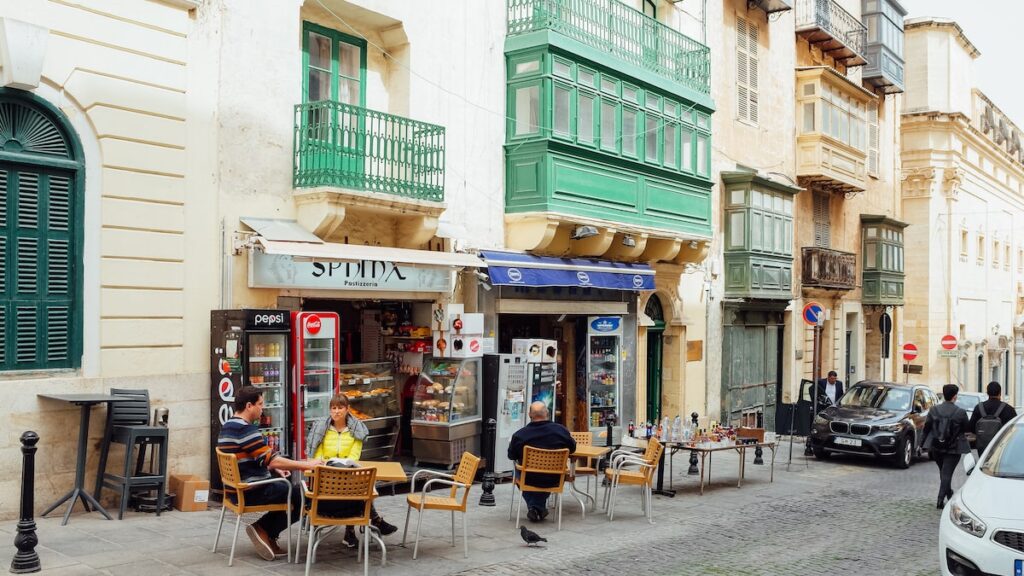 Potential location of Philips Radio store in Valletta for Thomas Pynchon V