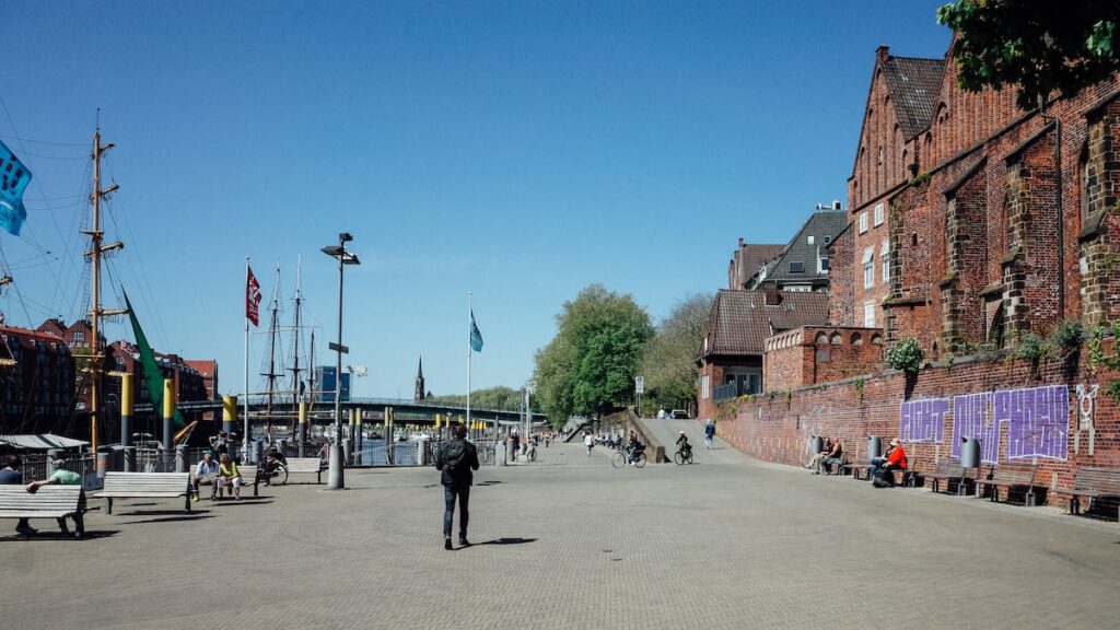 Schlachte in Bremen Germany