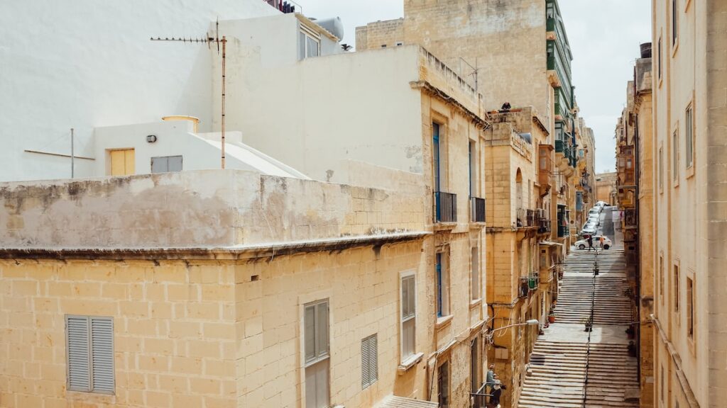 Streets of Valletta Malta