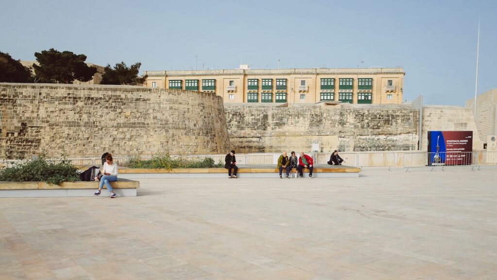 The Valletta walls