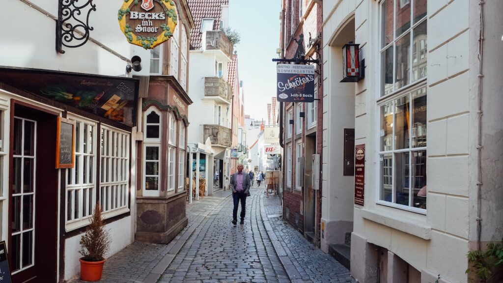 Another shot of the main street of Schnoorviertel