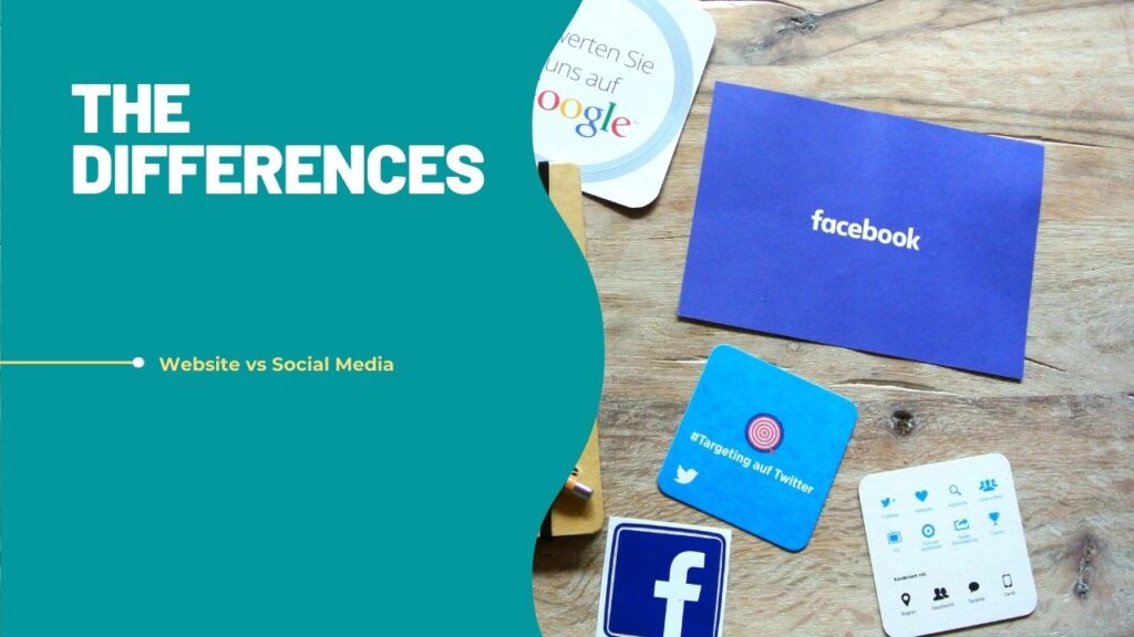 Website vs Social Media differences