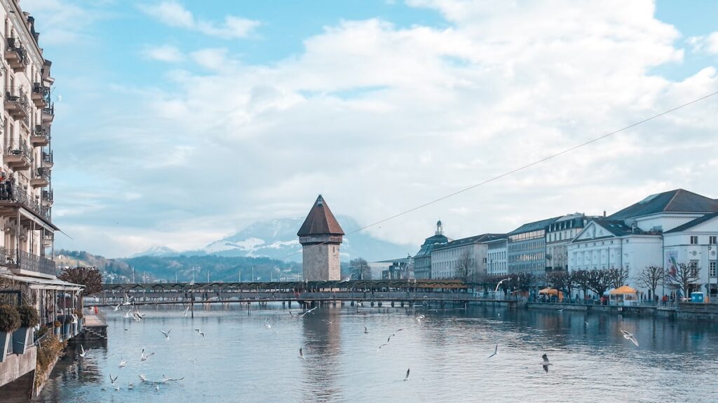Chapel Bridge in Lucerne Switzerland - Lucerne walking tours