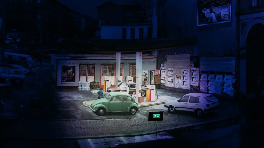 Close up photo of a car - Die Mauer Asisi Panorama