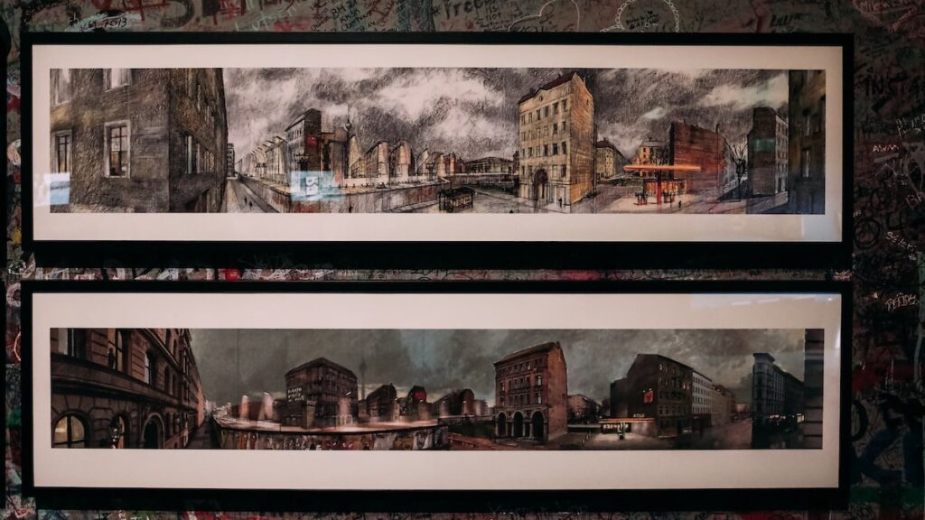 Exhibition sketches for the Asisi Panorama