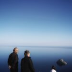 Two people in Amorgos, Greece, during the Easter 2022 year review