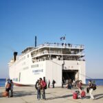 Arrival in Anafi with Prevelis ferry - September 2022 year review