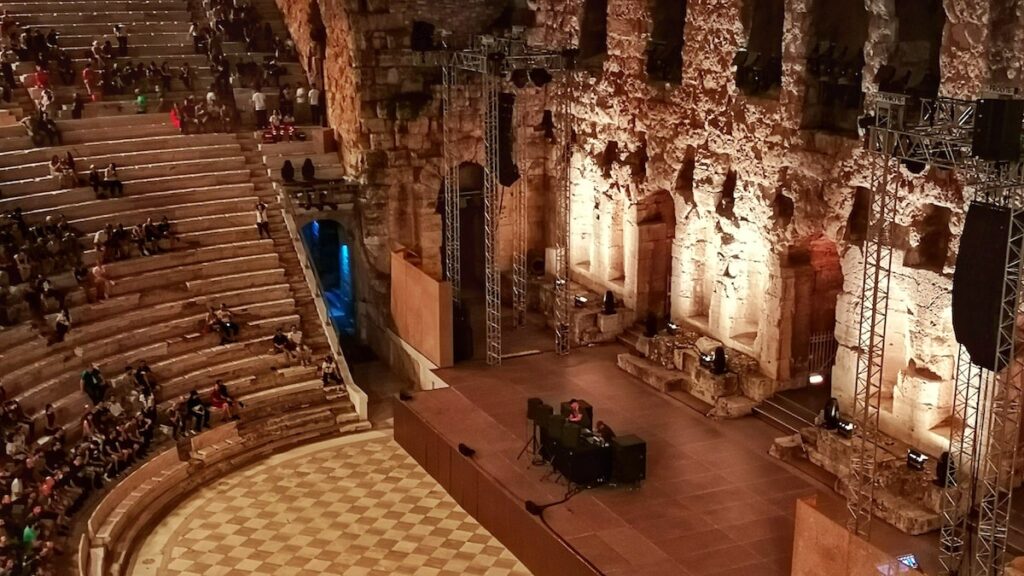Photo from the Autechre Concert in July 2022 in Athens