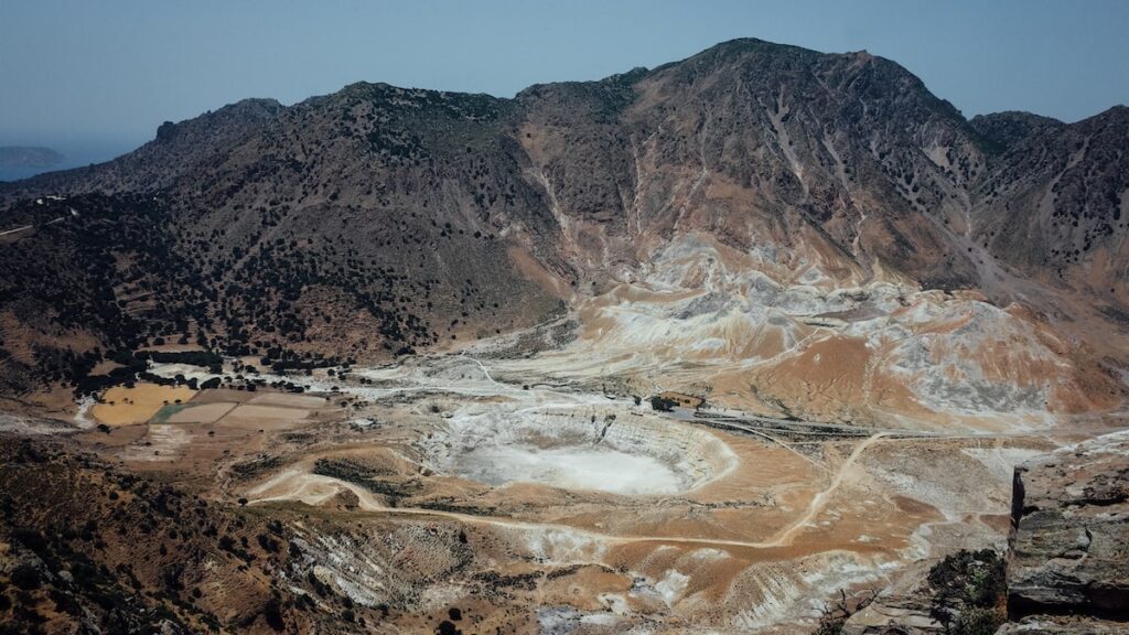 An image from the Nisyros volcano taken in June 2022