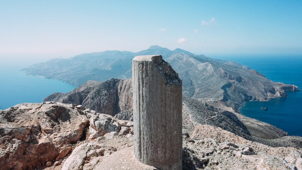 View from the top of Anafi's Monolith - September 2022 year review