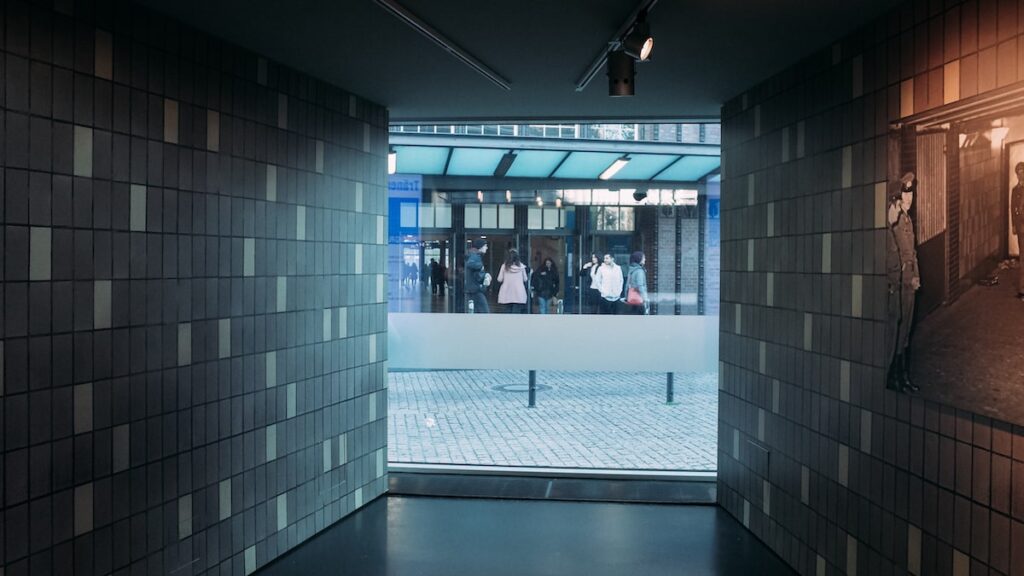 The walkway to Friedrichstrasse