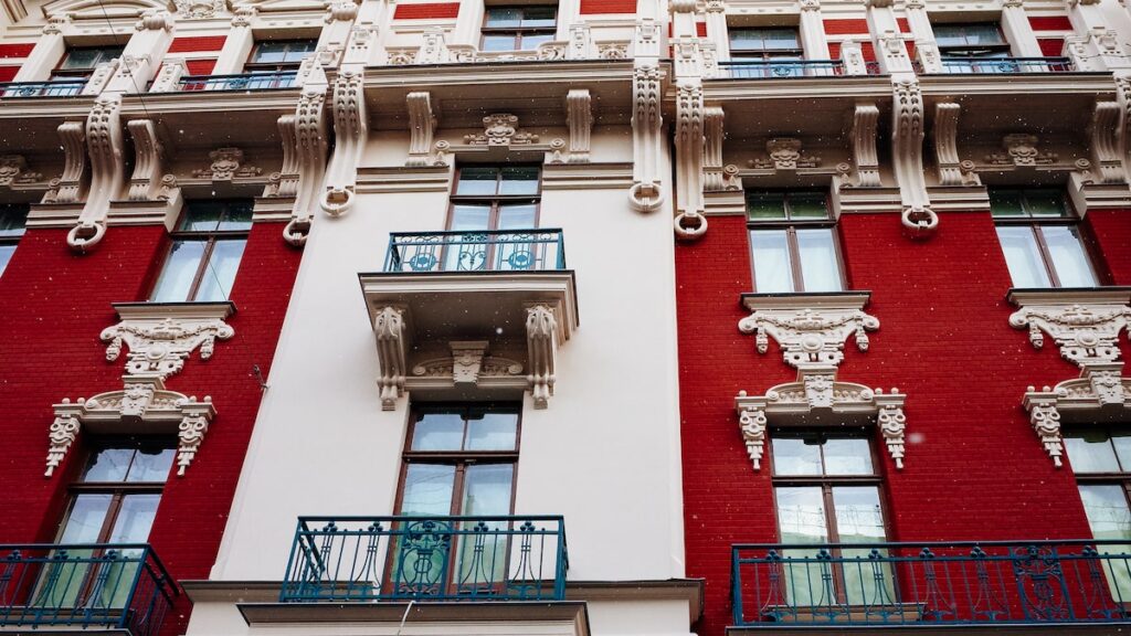 Alberta street Riga: a Jugendstil facade