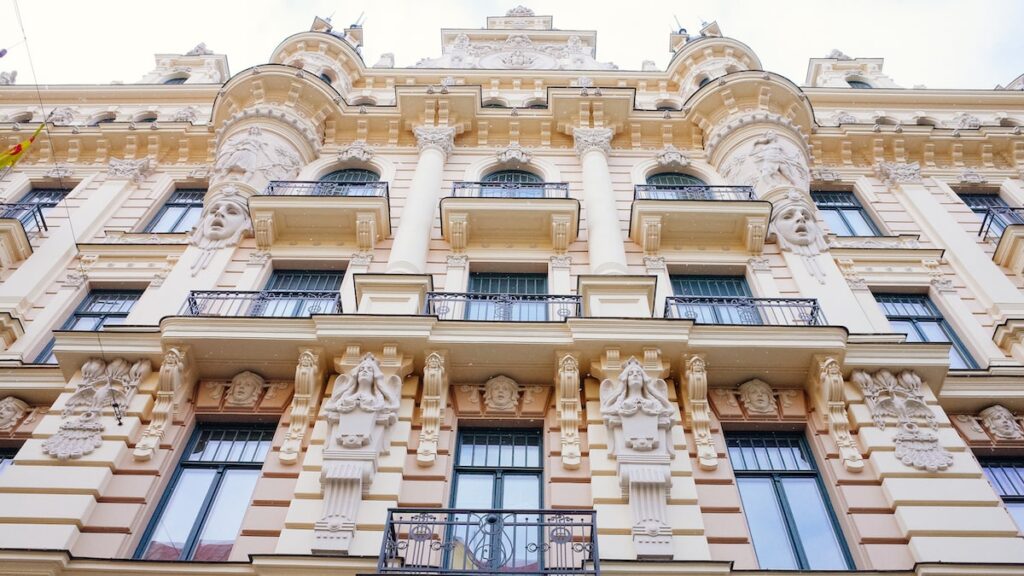 Elizabetes iela facade art nouveau riga