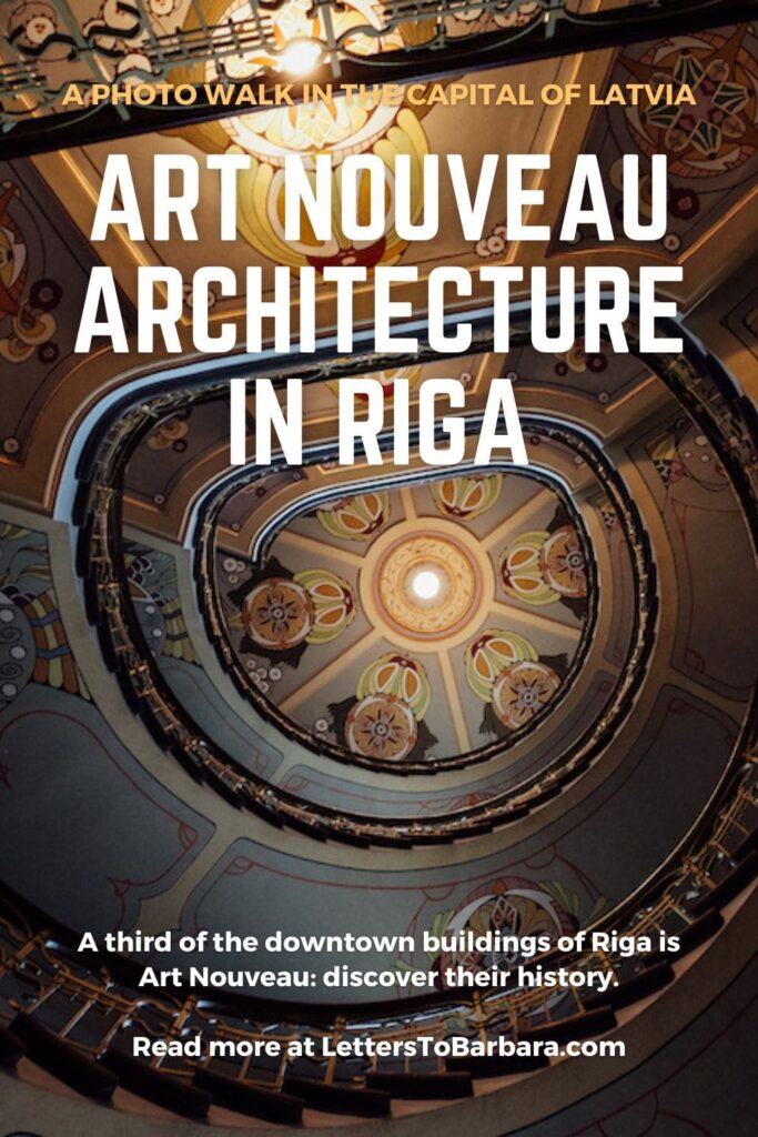 Art Nouveau architecture in Riga Latvia Pinterest Pin