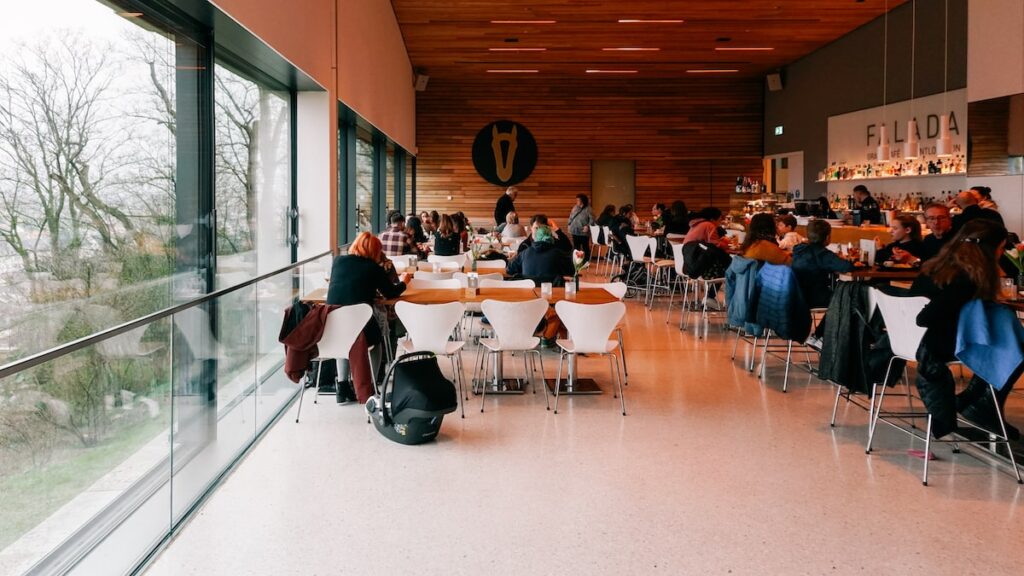 A photo of the Falada cafe at Grimmwelt Kassel