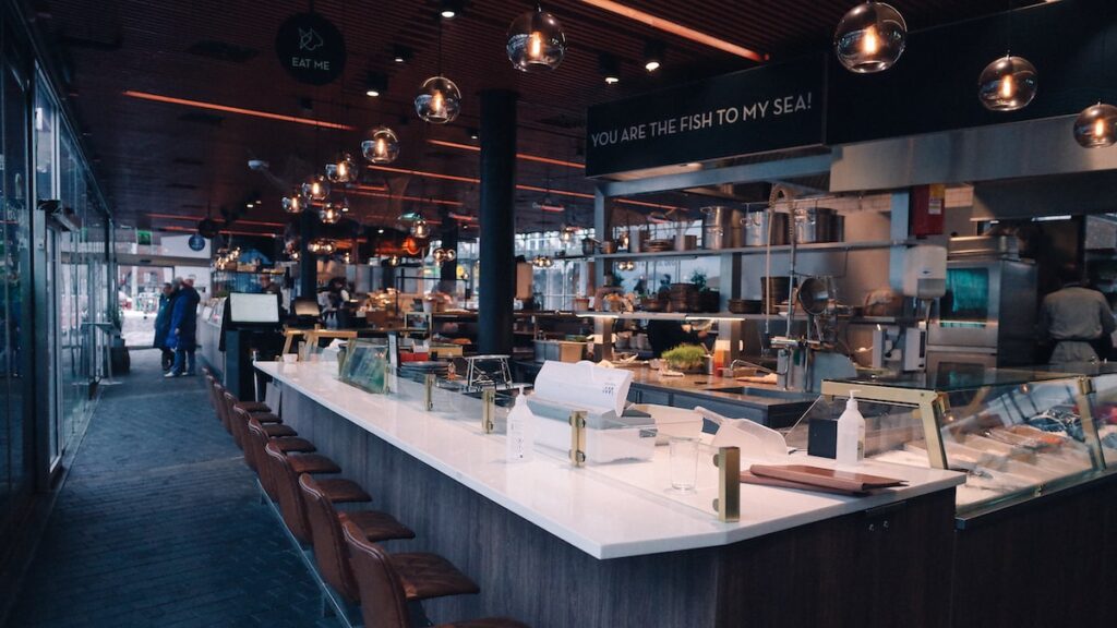 The interior of the Bergen Fish Market, a must-see for your Bergen itinerary