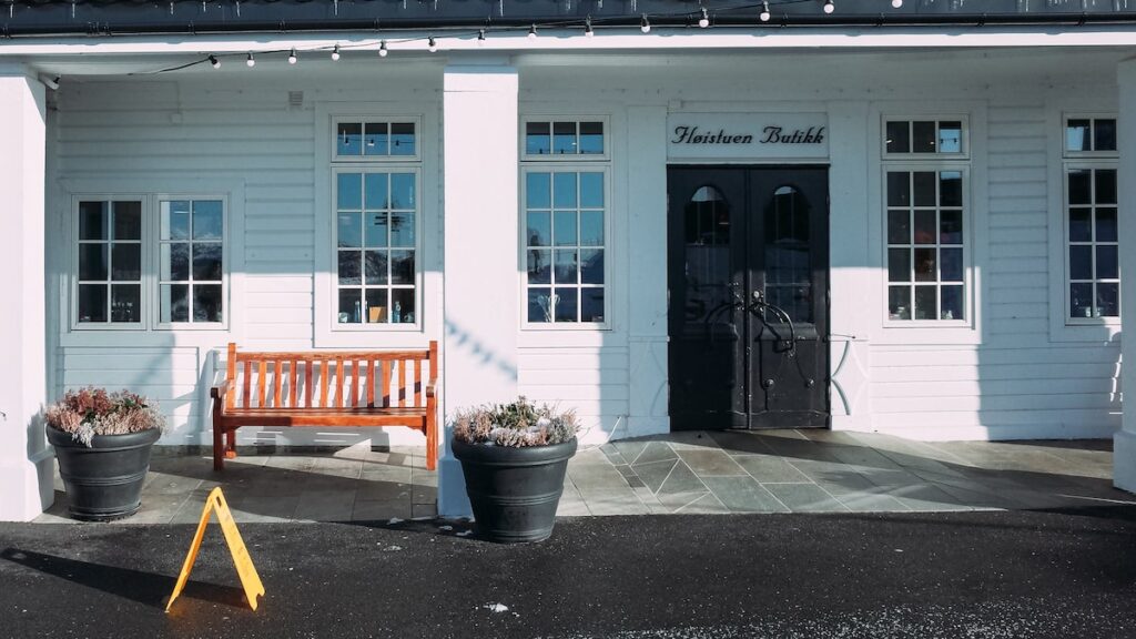 A cafe at Mount Floyen, Bergen