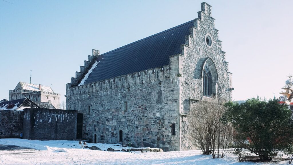 A photo of the Håkon's Hall in Bergen Fortress. It's one of the best things to do in Bergen in 3 days